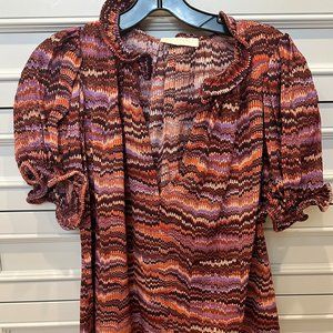 Ulla Johnson Corine Blouse Purple Sapphire